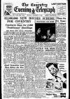 Coventry Evening Telegraph Monday 16 October 1950 Page 1