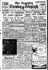 Coventry Evening Telegraph Thursday 23 November 1950 Page 1