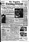 Coventry Evening Telegraph Tuesday 28 November 1950 Page 1