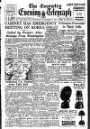 Coventry Evening Telegraph Wednesday 29 November 1950 Page 1