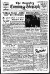 Coventry Evening Telegraph Thursday 21 December 1950 Page 1