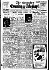 Coventry Evening Telegraph Wednesday 12 September 1951 Page 1