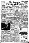 Coventry Evening Telegraph Thursday 24 January 1952 Page 1