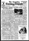 Coventry Evening Telegraph Friday 30 May 1952 Page 1