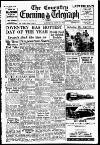 Coventry Evening Telegraph Saturday 28 June 1952 Page 1