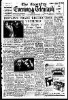 Coventry Evening Telegraph Saturday 27 September 1952 Page 1