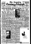 Coventry Evening Telegraph Wednesday 05 November 1952 Page 1