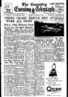 Coventry Evening Telegraph Tuesday 06 January 1953 Page 1