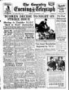 Coventry Evening Telegraph Friday 11 September 1953 Page 1
