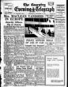 Coventry Evening Telegraph Wednesday 16 September 1953 Page 1