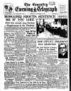 Coventry Evening Telegraph Monday 09 November 1953 Page 1