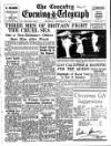 Coventry Evening Telegraph Thursday 26 November 1953 Page 1
