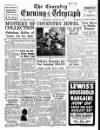 Coventry Evening Telegraph Wednesday 25 August 1954 Page 1