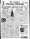 Coventry Evening Telegraph Friday 27 August 1954 Page 1