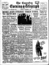 Coventry Evening Telegraph Tuesday 02 November 1954 Page 1