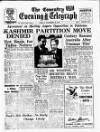 Coventry Evening Telegraph Friday 30 November 1962 Page 1