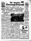 Coventry Evening Telegraph Tuesday 26 January 1965 Page 1