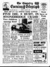 Coventry Evening Telegraph Monday 01 August 1966 Page 1
