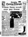 Coventry Evening Telegraph Friday 08 November 1968 Page 1