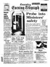 Coventry Evening Telegraph Wednesday 13 January 1971 Page 1