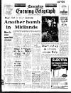 Coventry Evening Telegraph Tuesday 04 September 1973 Page 1