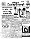 Coventry Evening Telegraph Monday 17 September 1973 Page 1
