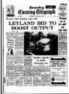 Coventry Evening Telegraph Thursday 29 January 1976 Page 1