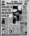 Coventry Evening Telegraph Tuesday 19 January 1988 Page 1