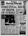 Coventry Evening Telegraph Friday 29 January 1988 Page 1