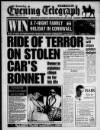 Coventry Evening Telegraph Monday 13 January 1997 Page 1