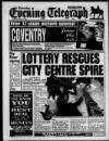 Coventry Evening Telegraph Tuesday 22 July 1997 Page 1