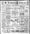 St. Andrews Citizen Saturday 01 October 1921 Page 1