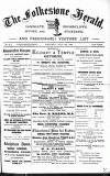 Folkestone, Hythe, Sandgate & Cheriton Herald Saturday 04 July 1891 Page 1