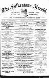 Folkestone, Hythe, Sandgate & Cheriton Herald Saturday 25 July 1891 Page 1