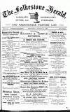 Folkestone, Hythe, Sandgate & Cheriton Herald Saturday 01 August 1891 Page 1
