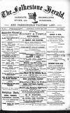 Folkestone, Hythe, Sandgate & Cheriton Herald Saturday 29 August 1891 Page 1