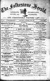 Folkestone, Hythe, Sandgate & Cheriton Herald Saturday 10 October 1891 Page 1