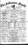 Folkestone, Hythe, Sandgate & Cheriton Herald Saturday 19 December 1891 Page 1