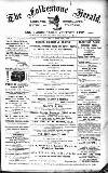 Folkestone, Hythe, Sandgate & Cheriton Herald Saturday 24 September 1892 Page 1