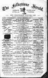 Folkestone, Hythe, Sandgate & Cheriton Herald Saturday 03 December 1892 Page 1