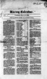 The Irish Racing Book and Sheet Calendar Tuesday 10 May 1836 Page 1