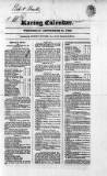 The Irish Racing Book and Sheet Calendar Wednesday 21 September 1836 Page 1