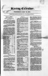 The Irish Racing Book and Sheet Calendar Wednesday 10 May 1837 Page 1