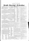 The Irish Racing Book and Sheet Calendar Saturday 04 October 1862 Page 1