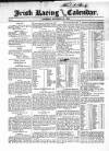 The Irish Racing Book and Sheet Calendar Saturday 30 September 1865 Page 1