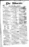 Advocate Saturday 18 November 1848 Page 1