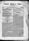 Dublin Medical Press Wednesday 06 September 1848 Page 1