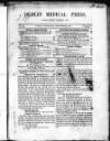 Dublin Medical Press Wednesday 27 September 1848 Page 1