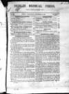 Dublin Medical Press Wednesday 22 November 1848 Page 1