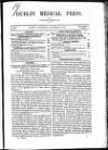 Dublin Medical Press Wednesday 12 November 1851 Page 1